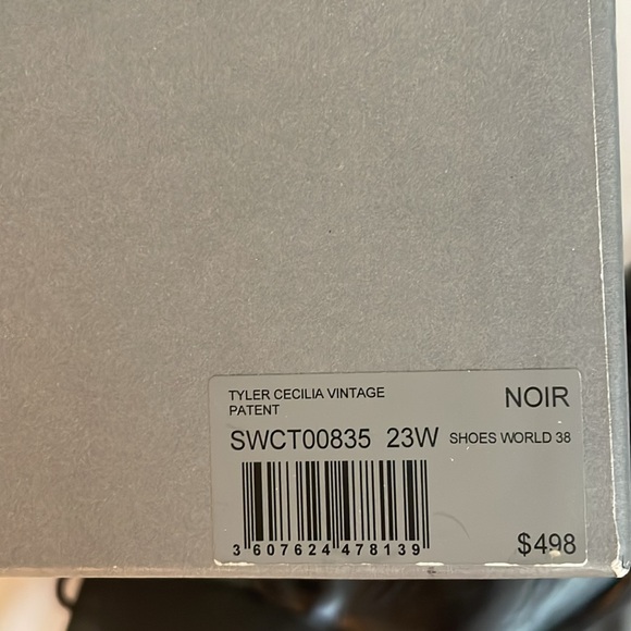 Zadig & Voltaire Tyler Cecilia Vintage Patent Boots Noir - Picture 12 of 12